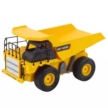 LEAN TOYS Zdalnie Sterowana Wywrotka Budowlana RC LED Światła 1:24