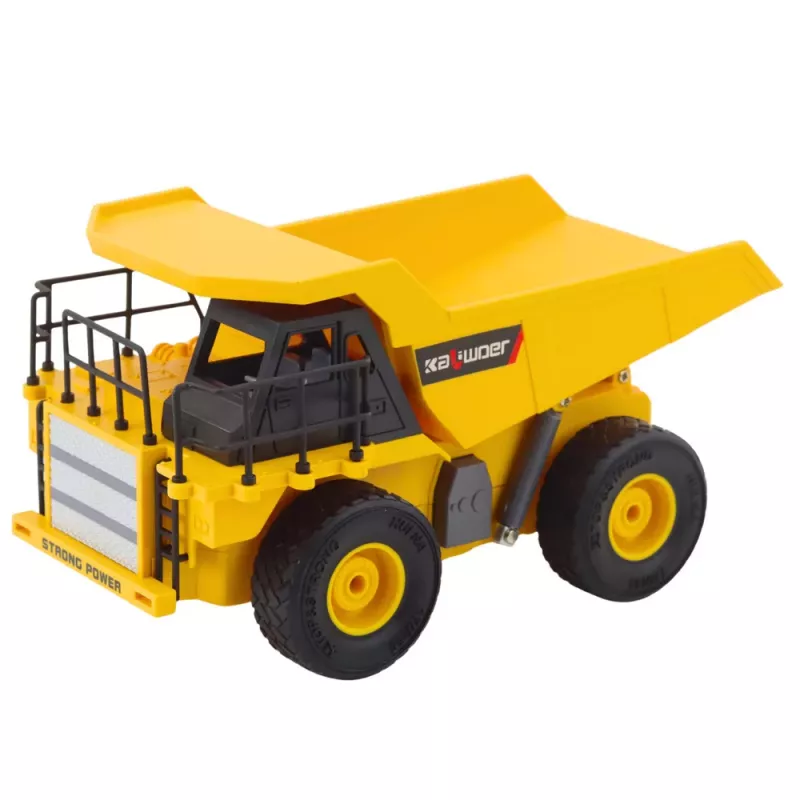 LEAN TOYS Zdalnie Sterowana Wywrotka Budowlana RC LED Światła 1:24