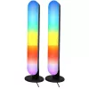 LEAN Zestaw ambientowych lamp biurkowych RGB LED do gier z pilotem 2 szt.