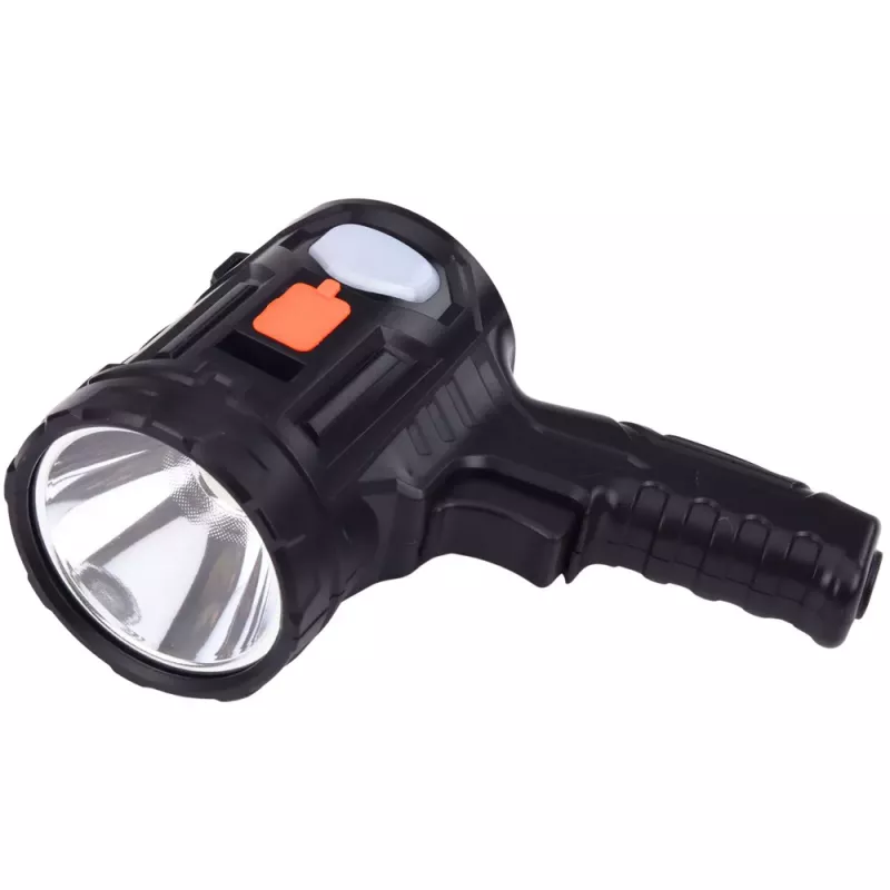 LEAN LED Solar Searchlight Flashlight 6 Modes Powerbank Replaceable Filters 19 cm