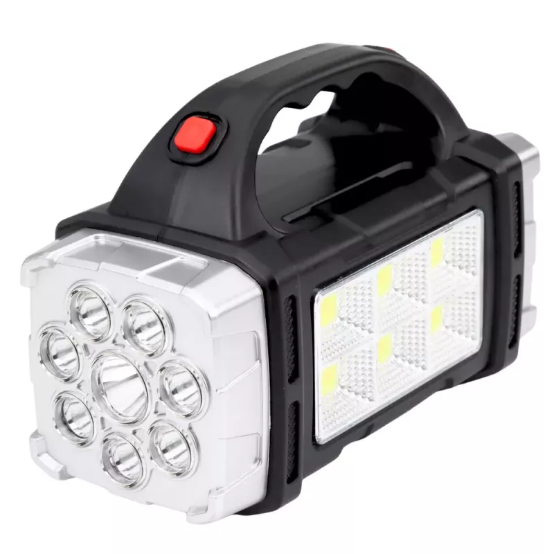 LEAN HB-1678 38W Multifunkcyjna Szerokokątna Latarka LED z Ładowaniem Słonecznym
