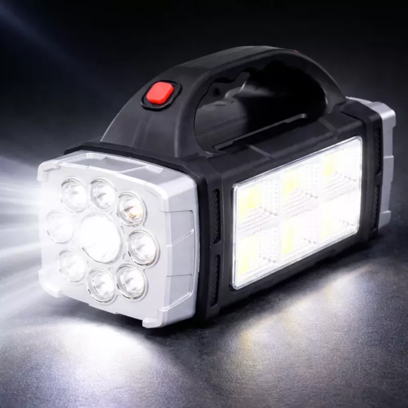 LEAN HB-1678 38W Multifunkcyjna Szerokokątna Latarka LED z Ładowaniem Słonecznym