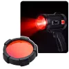 LEAN LED Solar Searchlight Flashlight 6 Modes Powerbank Interchangeable Filters