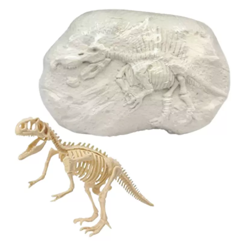 LEAN TOYS Paleontologist Excavation Kit Dinosaur Skeleton Tools - T-REX