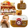 LEAN TOYS Capybara Interactive Camera Light Projector Sounds Lanyard