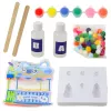 LEAN TOYS Zestaw kreatywny do tworzenia własnych żelowych figurek Kapibara 18 szt.