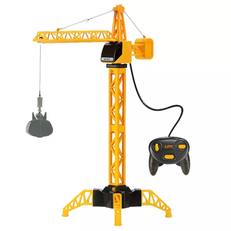 LEAN TOYS Żuraw Budowlany RC na Kablu 360° Obrót 71 cm