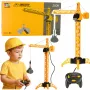 LEAN TOYS Żuraw Budowlany RC na Kablu 360° Obrót 71 cm