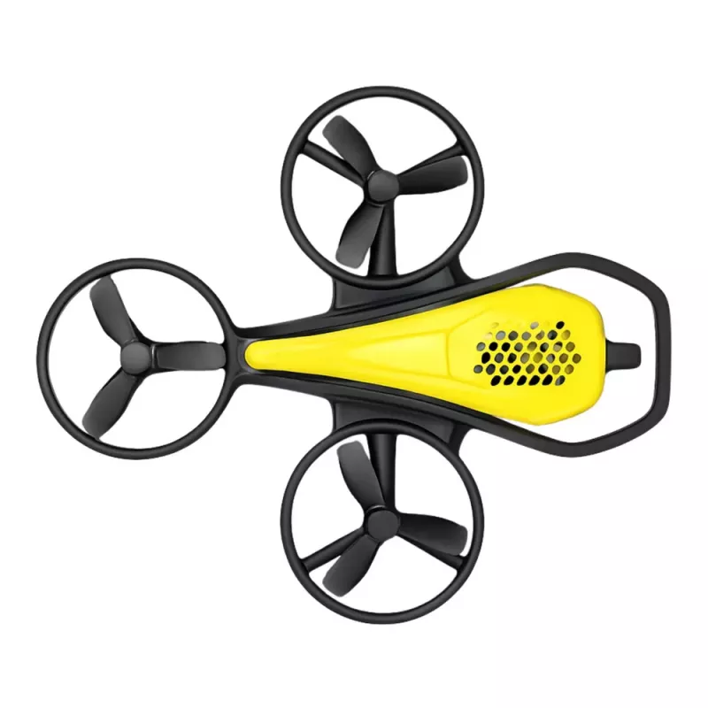 LEAN TOYS Mini RC Drone Syma X36 Four-Axis Acrobatics Yellow
