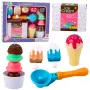 LEAN TOYS Zestaw Słodkości Lody dla Dzieci Łyżka do Lodów Pudełko 14 szt.