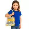LEAN TOYS Śpiący Husky na Poduszce Figurka z Dźwiękami i Futrzaną Torbą