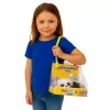 LEAN TOYS Śpiąca Panda na Poduszce Figurka z Futrem i Przezroczystą Torbą