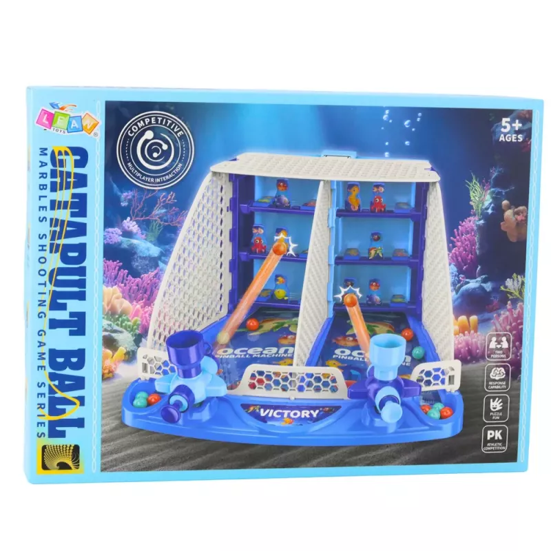 LEAN TOYS Pinball Ocean Fish Shooting Arcade Game