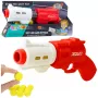 LEAN TOYS Pistolet do miękkich piankowych kulek XGUN Czerwony 6 szt.