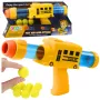 LEAN TOYS Soft Foam Ball Gun School Bus Yellow 6 pcs