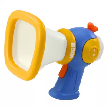 LEAN TOYS Megafon dla Dzieci Zmieniacz Głosu Efekty Świetlne Niebieski