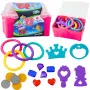 Zestaw Skarbów LEAN TOYS do Nurkowania i Zabaw w Wodzie, Różowy, 21 szt.