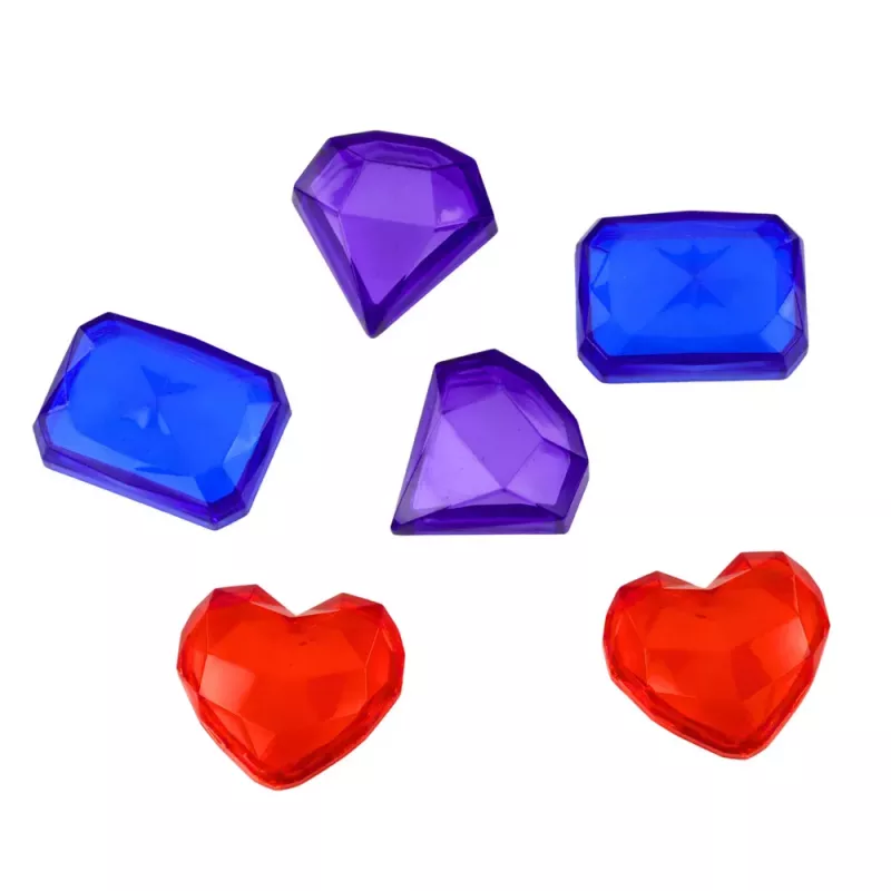 LEAN TOYS Zestaw Skarbów do Nurkowania i Zabaw Wodnych, Brązowy, 21 szt.