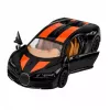 LEAN TOYS Samochód Sportowy Metalowy Światła Dźwięk Napęd Pull-Back Czarny 1:32