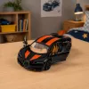LEAN TOYS Samochód Sportowy Metalowy Światła Dźwięk Napęd Pull-Back Czarny 1:32