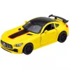 LEAN TOYS Samochód Sportowy Metal Otwierane Drzwi Światła Dźwięki Żółty 1:32