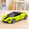 LEAN TOYS Samochód Sportowy Metal Napęd Światła Dźwięki Zielony 1:32
