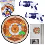 LEAN TOYS Capybara Dartboard Skill Game z Piłkami na Rzepy i Pistoletami Zabawkowymi 73,5 cm