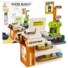 LEAN TOYS Kasa Sklepowa Kawiarnia Akcesoria Światła Dźwięki 70 szt.
