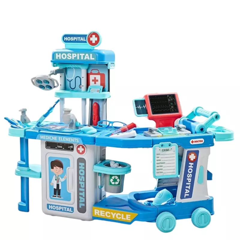 LEAN TOYS Zestaw Doktora w Walizce 2 w 1 Światła Dźwięki Akcesoria