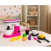 LEAN TOYS Zabawkowy Robot Kuchenny i Blender dla Dzieci z Akcesoriami Owocowymi