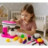 LEAN TOYS Zabawkowy Robot Kuchenny i Blender dla Dzieci z Akcesoriami Owocowymi