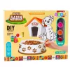 LEAN TOYS Zestaw Kreatywny Miska dla Psa do Malowania Farby Pędzle DIY 6 szt.