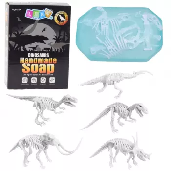 LEAN TOYS 2-w-1 Zestaw Kreatywny: Wytwarzanie Mydła, Wykopaliska Dinozaurów