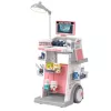 LEAN TOYS Zestaw Doktor Dentysta z Wózkiem Medycznym i Światłami Różowy 26 szt.