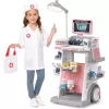 LEAN TOYS Zestaw Doktor Dentysta z Wózkiem Medycznym i Światłami Różowy 26 szt.