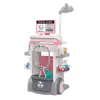 LEAN TOYS Zestaw Doktor Dentysta z Wózkiem Medycznym i Światłami Różowy 26 szt.