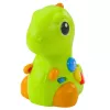 LEAN TOYS Interaktywna zabawka dla maluchów Dinozaur na kółkach Światła i dźwięki