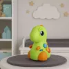 LEAN TOYS Interaktywna zabawka dla maluchów Dinozaur na kółkach Światła i dźwięki