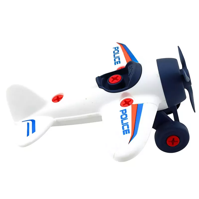 LEAN TOYS DIY Creative Kit: Screwdriver Plane, Police Screwdriver