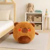 LEAN TOYS Jumping Ball Growing Plush Capybara Brown Pump 50 cm