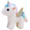 LEAN TOYS Unicorn Pluszowy Interaktywny Porusza Się Wydaje Dźwięki Biały 21 cm