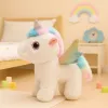 LEAN TOYS Unicorn Pluszowy Interaktywny Porusza Się Wydaje Dźwięki Biały 21 cm