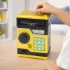 LEAN TOYS ATM Elektroniczna Skarbonka Sejf z Dźwiękami i Światłem, Kod PIN, Złoty