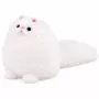 LEAN TOYS Pluszowa Zabawka Przytulanka Duży Kot z Długim Ogonem Puszysty 30 x 30 cm