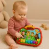 LEAN TOYS Interaktywna Tablica Edukacyjna Animal World Instruments Piano