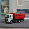 LEAN TOYS Wywrotka z Kabiną Metalową, Ruchomą Skrzynią, Światłami i Dźwiękami