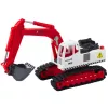 LEAN TOYS Metal Crawler Excavator z obrotową łyżką, kabiną, światłami i dźwiękami