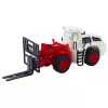 LEAN TOYS Wózek widłowy z metalowymi widłami, regulowanym oświetleniem i dźwiękami