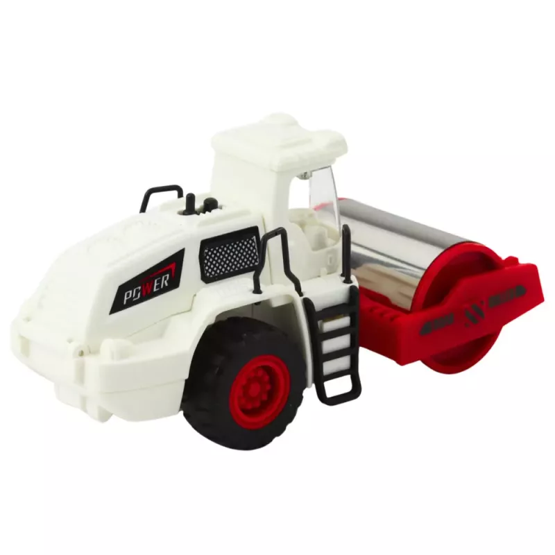 LEAN TOYS Walec Drogowy Konstrukcja Metalowy Obrotowy Walec Światła Dźwięki