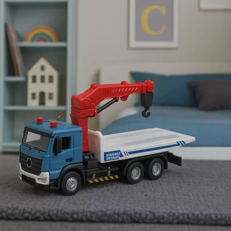 LEAN TOYS Laweta z Metalową Kabiną Światła Dźwięki
